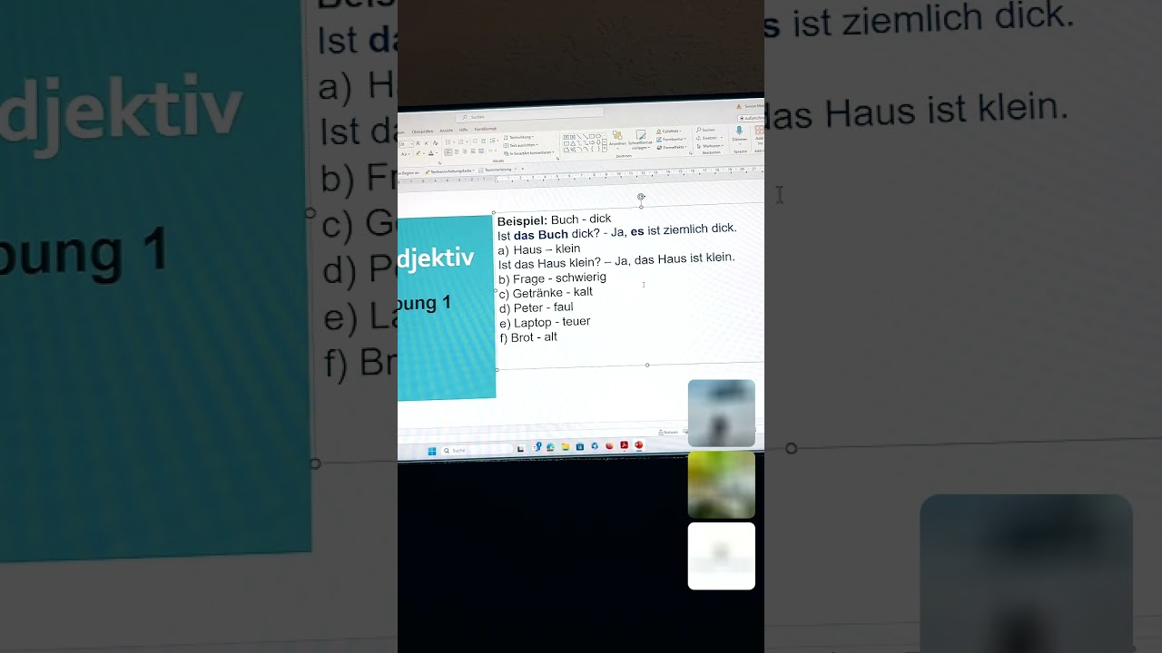 Adjektiv - Deutschkurs auf TikTok von 29.05.2024