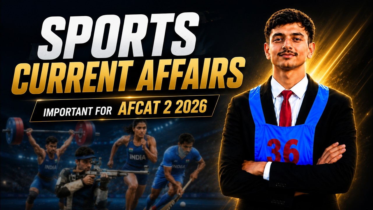 AFCAT 2 2026 Sports Current Affairs | One Shot Revision | Sure Shot Marks