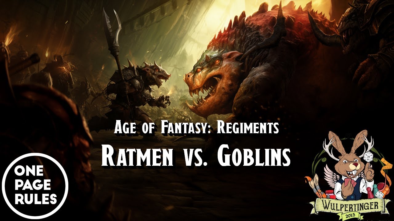OPR AOFR | Ratmen vs  Goblins | Seize Ground | 1.500 Pkt.