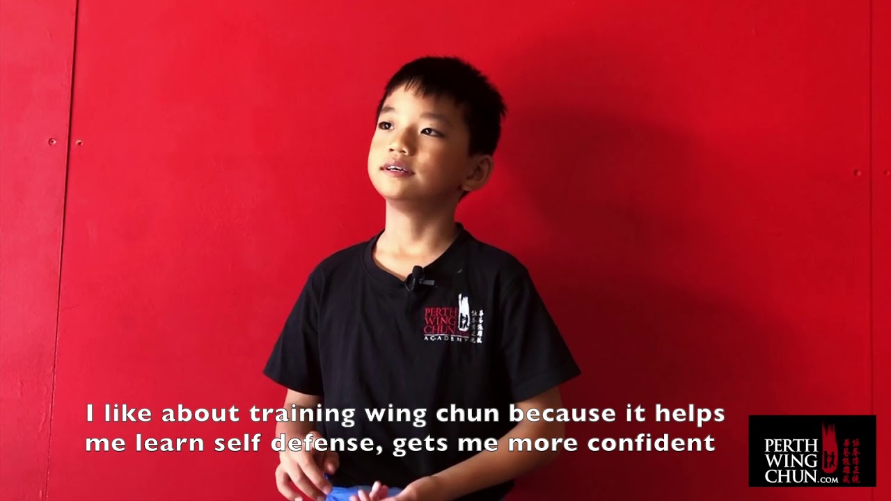 What do kids like about training wing chun?