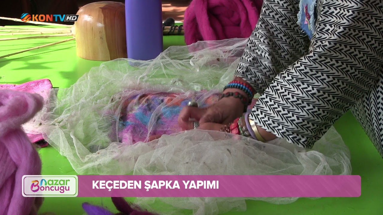 Keçeden Şapka Yapımı - Nazar Boncuğu