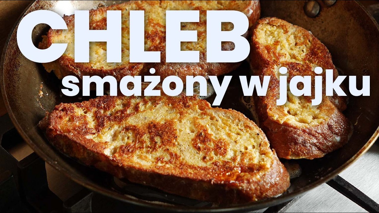 Nie wyrzucaj czerstwego pieczywa – zrób ten chleb w jajku