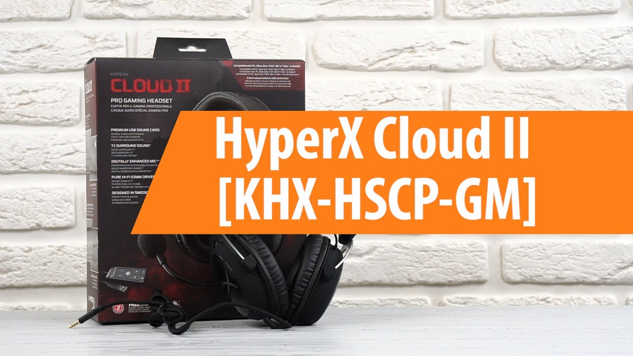 Распаковка HyperX Cloud II [KHX-HSCP-GM] / Unboxing HyperX Cloud II [KHX-HSCP-GM]