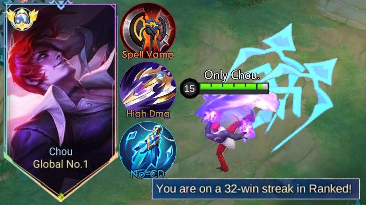 NEWLY CHOU WITH NEW 1 SHOT BUILD IS BROKENNN! 🔥 (CHOU IS FINALLY BACK!) - MLBB | Mobile legends