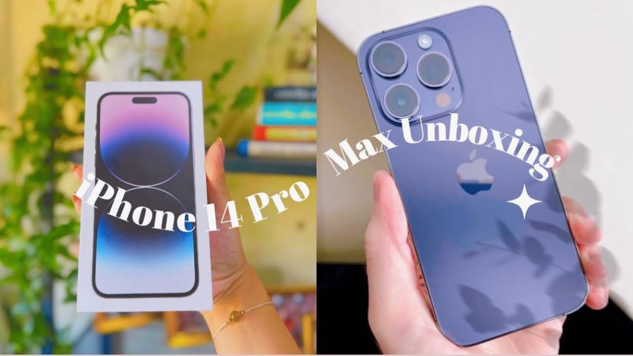 iPhone 14 pro max in Deep Purple Unboxing| AESTHETIC