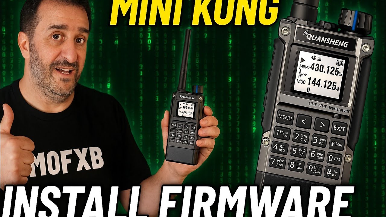 QUANSHENG MINI KONG UV-K1 - Установка прошивки