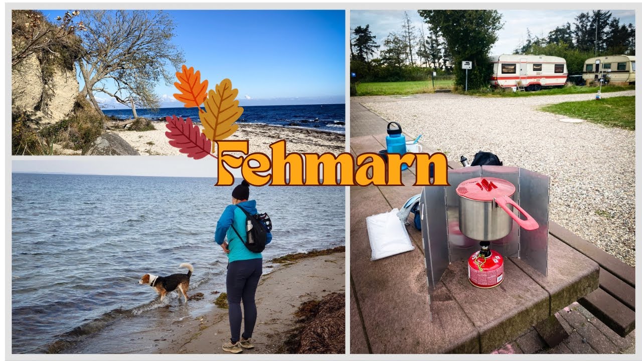 Campingurlaub mit Hund (und ganz ohne Auto) auf Fehmarn im Herbst 🍂🌊