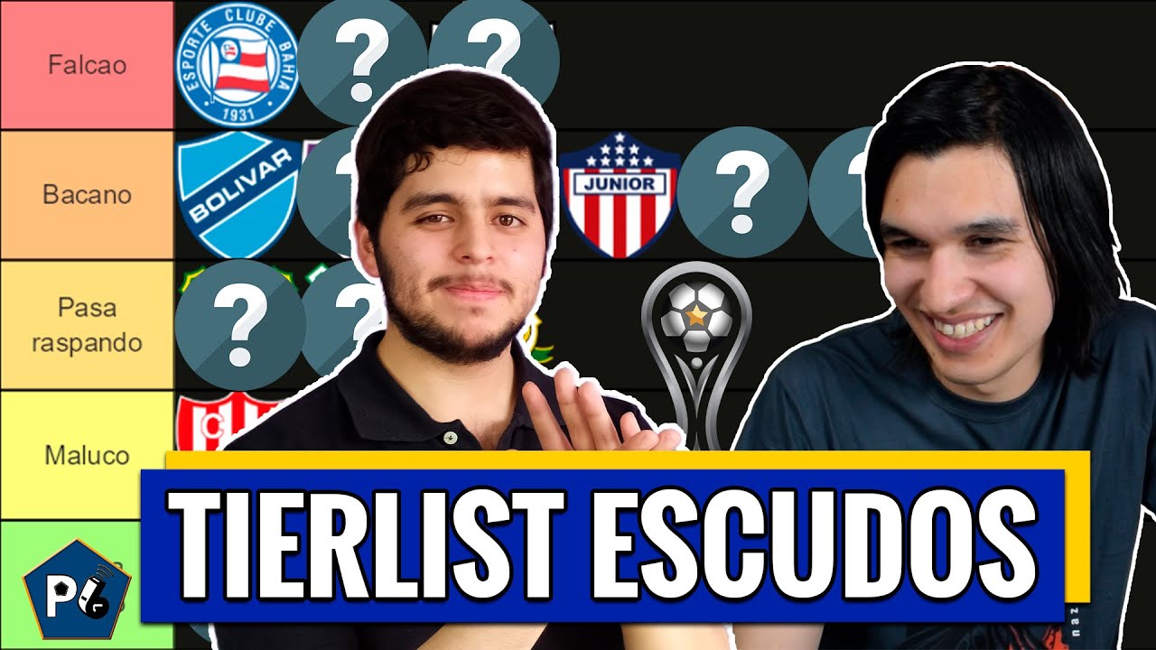 TIERMAKER MEJORES y PEORES ESCUDOS de la COPA SUDAMERICANA 2020