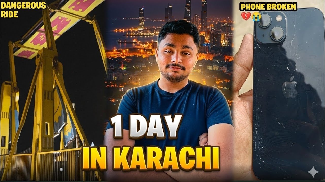 A day in karachi / my iphone 13 got broken 