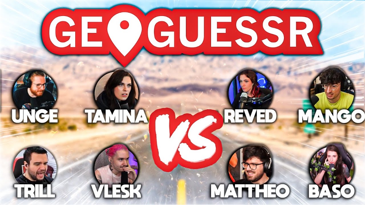 GeoGuessr 4vs4 Streamer Battle! 😁 Team: Vlesk, Unge, Tamina & TrilluXe | Teil 1