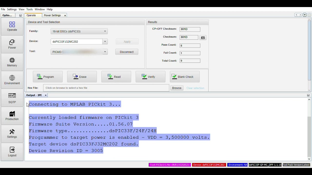 Askoll m500  picKit program'layıcısını PC' bağlama