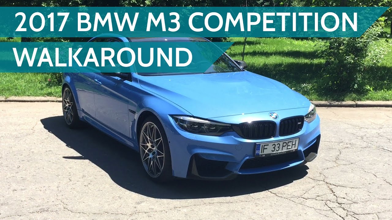 2017 BMW M3 Competition Package walkaround, features & sound