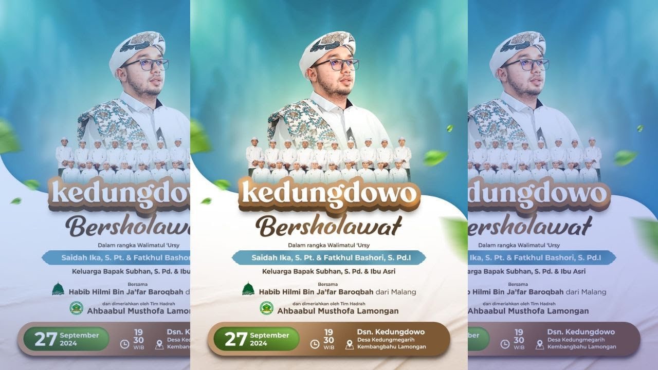 🔥LIVE KEDUNGDOWO BERSHOLAWAT BERSAMA HABIB HILMI BIN JA'FAR BAROQBAH Ft AHBAABUL MUSTHOFA LAMONGAN