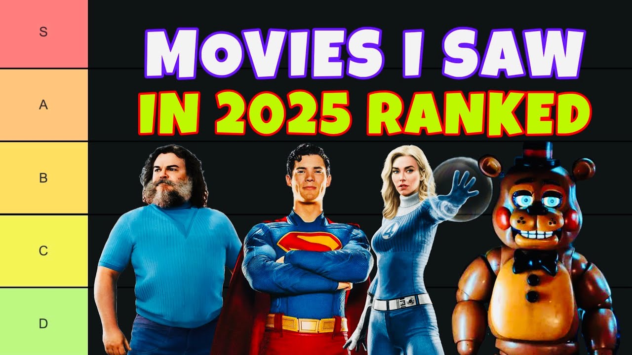 Movies I Saw in 2025 Ranked (TIER LIST)