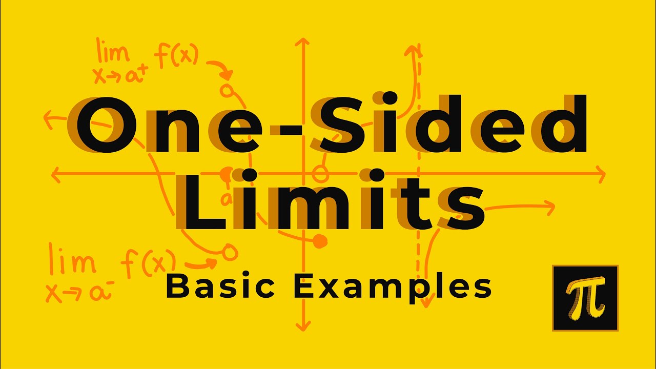 One-Sided Limits Basic Examples | Calculus: Limits and Continuity
