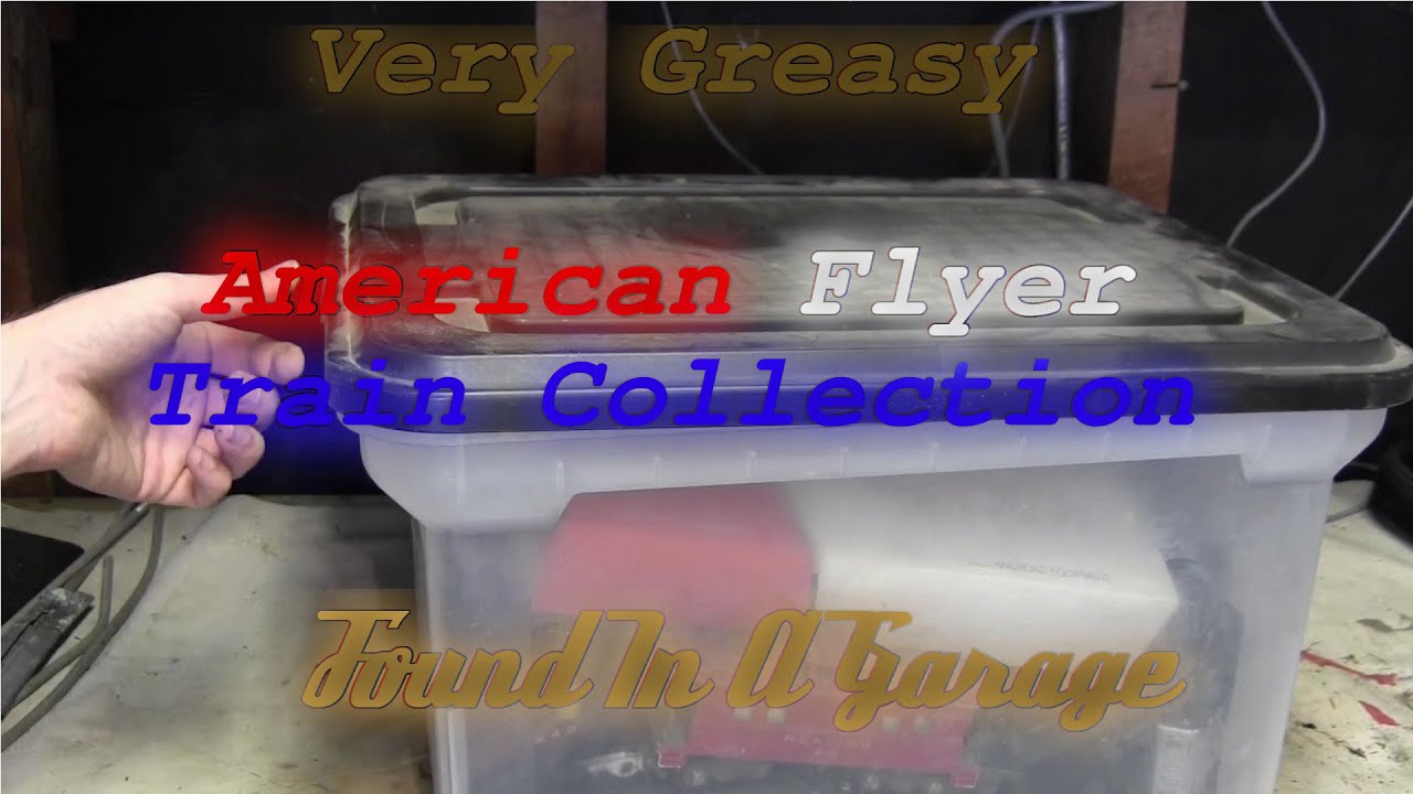 I found A Greasy American Flyer Train Collection in a Garage (Watch til the end, best is last)