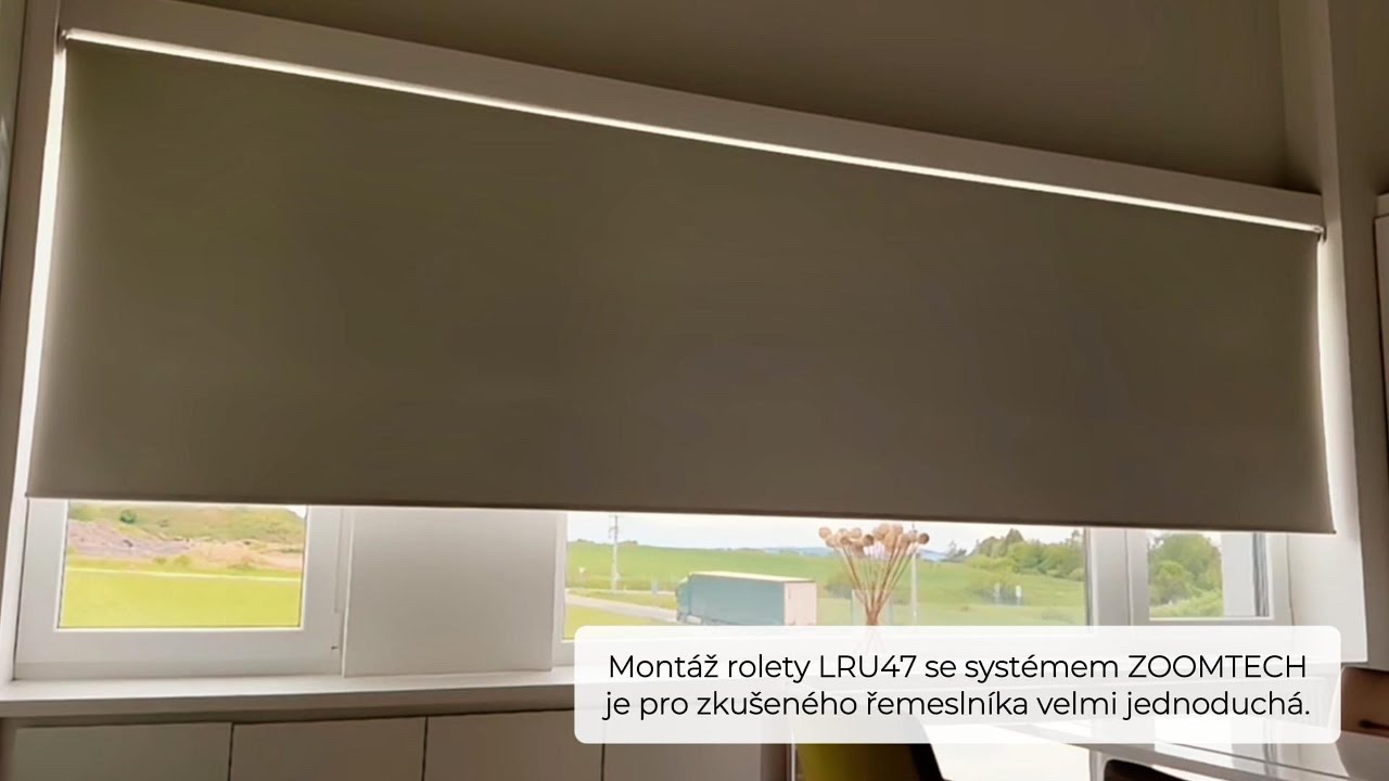 Jak instalovat látkovou roletu ZOOMTECH®?