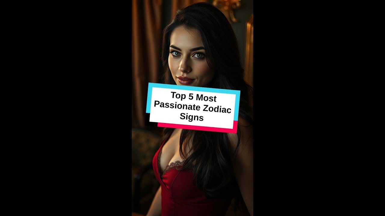 Top 5 Most Passionate Zodiac Signs # #shorts