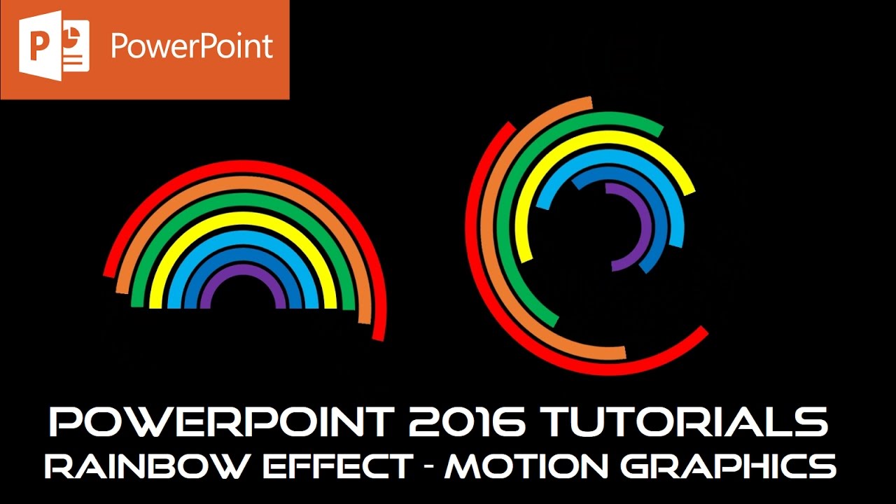 Rainbow Animation in PowerPoint Tutorial
