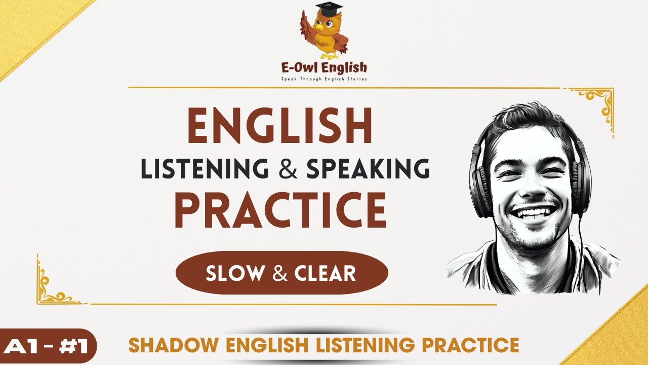 A1 English Listening and Speaking | Beginner Read-Along Lesson