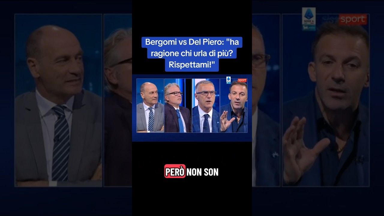 Bergomi vs Del Piero: scontro durissimo sull'Inter ⚫🔵