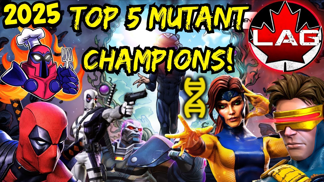 Top 5 BEST Mutant Champions In Marvel Contest of Champions Ranked!! Summer 2025 (7⭐ Class Rankings)
