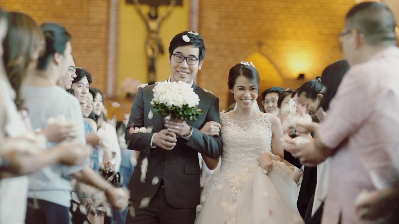 The Wedding of Nueng & Niti at Saint Louis Church โบสถ์เซนต์หลุยส์ Bangkok Thailand