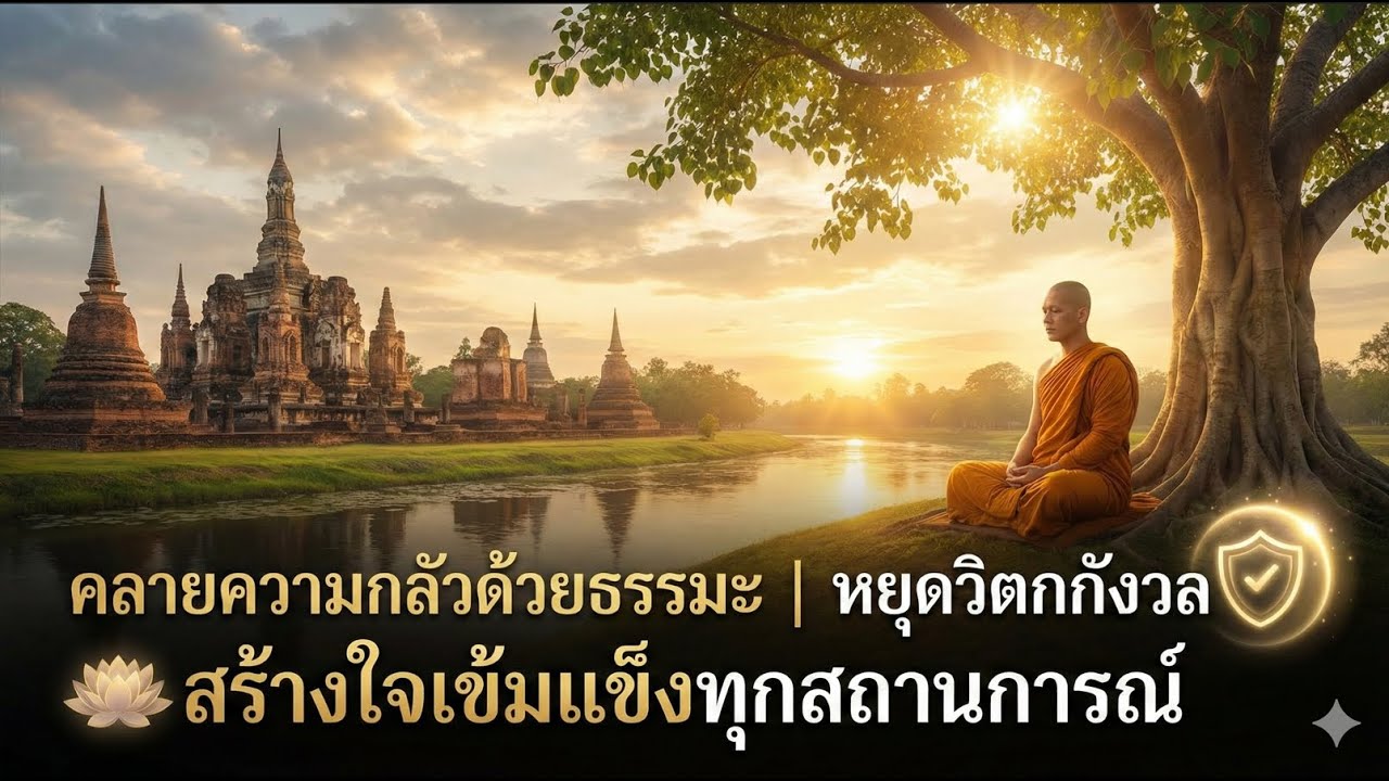 คลายความกลัวด้วยธรรมะ | หยุดวิตกกังวล สร้างใจเข้มแข็งทุกสถานการณ์