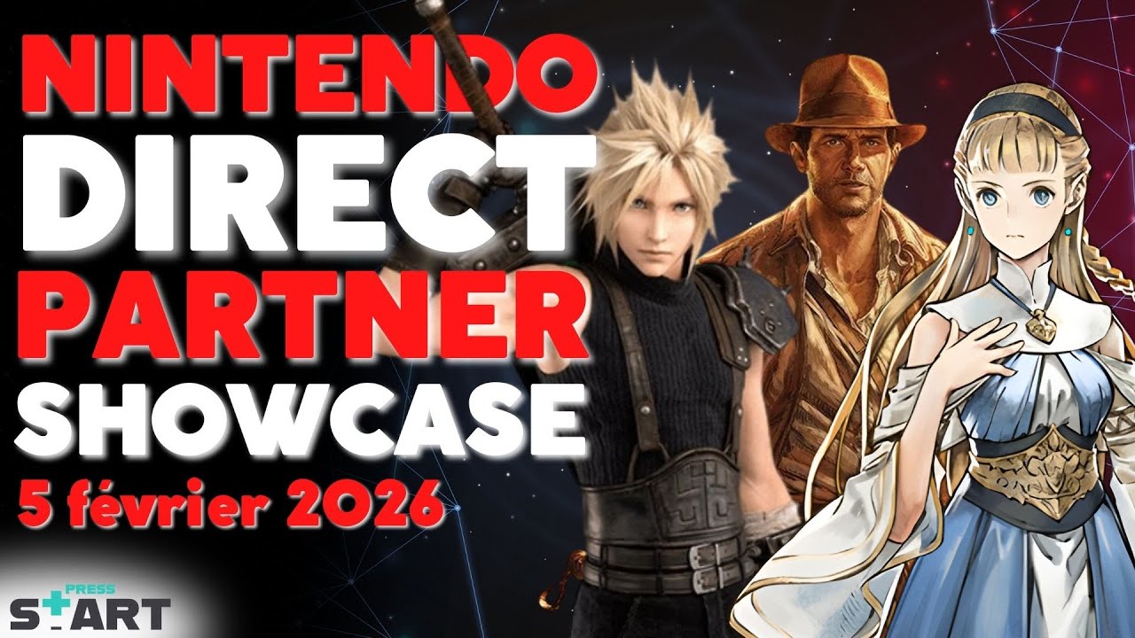 NINTENDO DIRECT Partner Showcase : Replay intégral + Debrief en live !