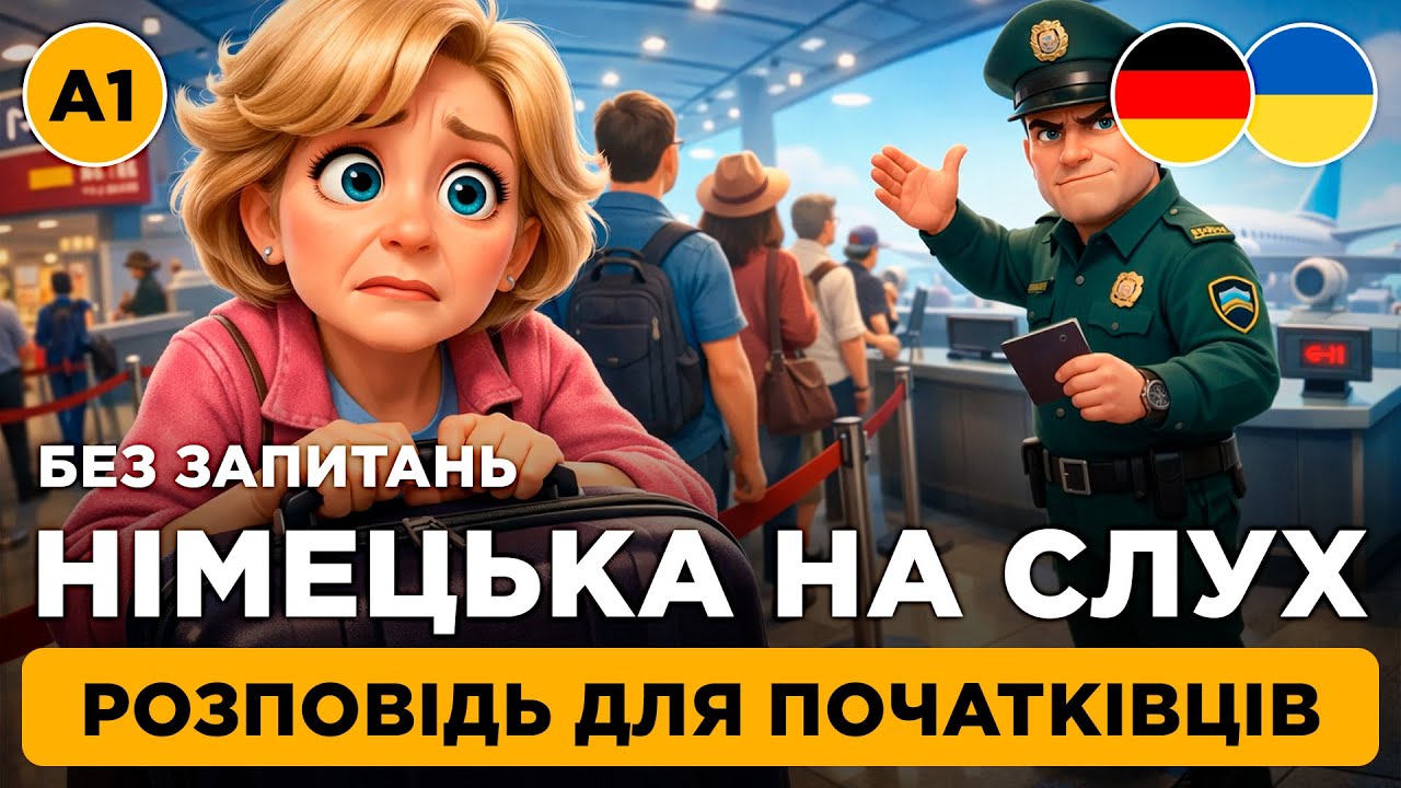 Почни РОЗУМІТИ німецьку на слух || Ефективна методика для новачків || 🧳 Keine Fragen (А1)