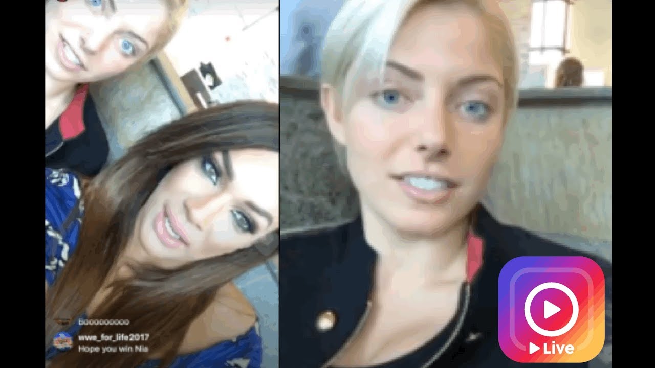 WWE's Alexa Bliss and Nia Jax Instagram Live (Game of Thrones, Power, Summerslam n more)