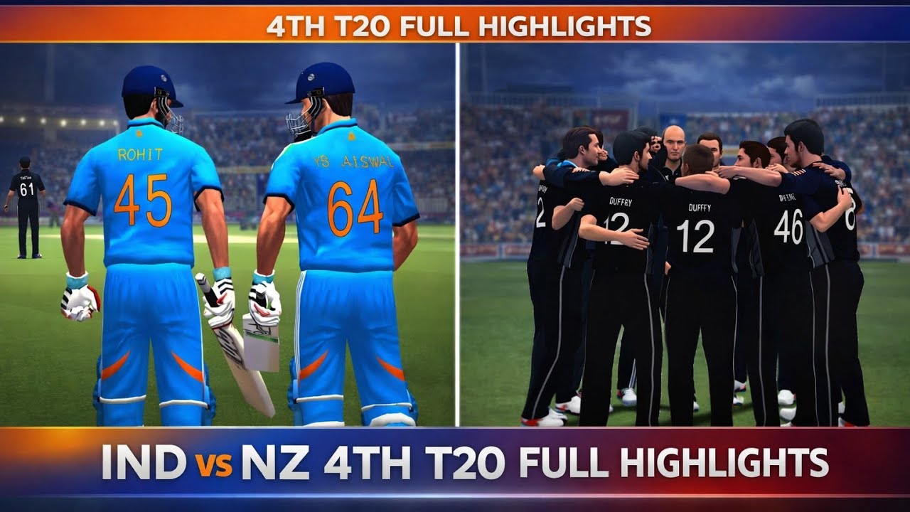 IND VS NZ 4th T20 Full HIGHLIGHT ll Gamechanger5 Gameplay 