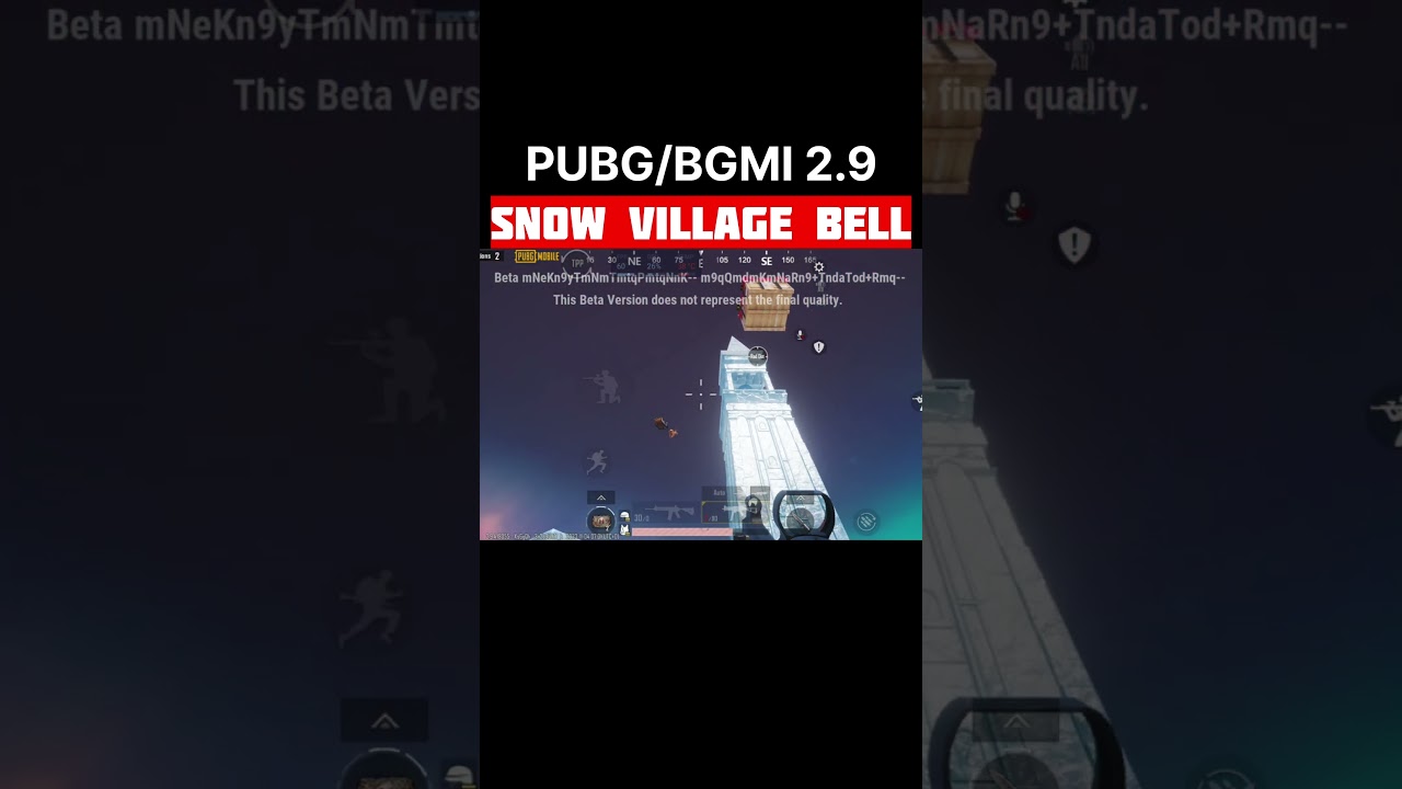 PUBG MOBILE 2.9 NEW SNOW VILLAGE BELL #bgmi #pubgupdate #FROSTFESTIVAL2023