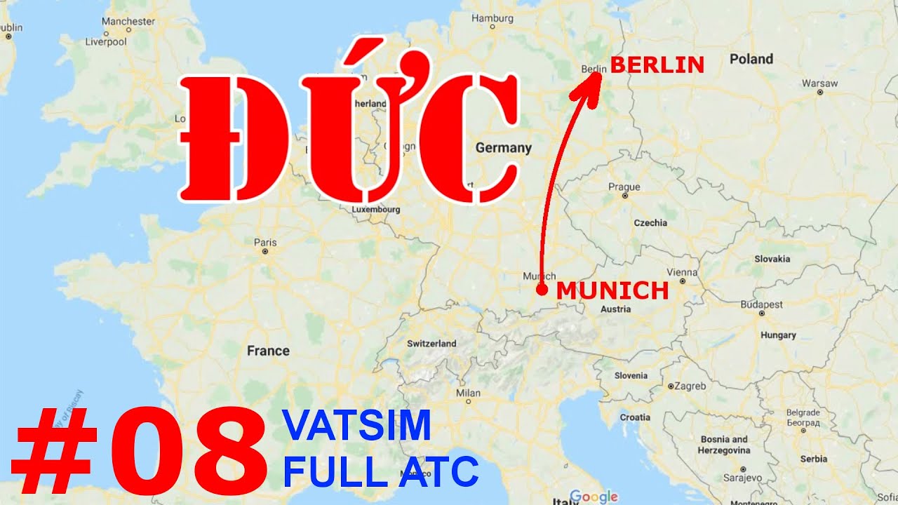 Chuyến bay ngắn 08: Munich-Berlin (Online vatsim event full ATC)