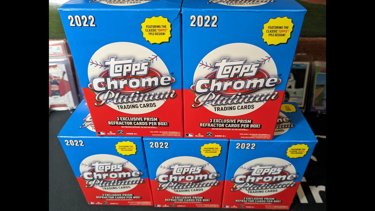 NEW RELEASE!  2022 Topps Chrome Platinum Blaster Boxes!