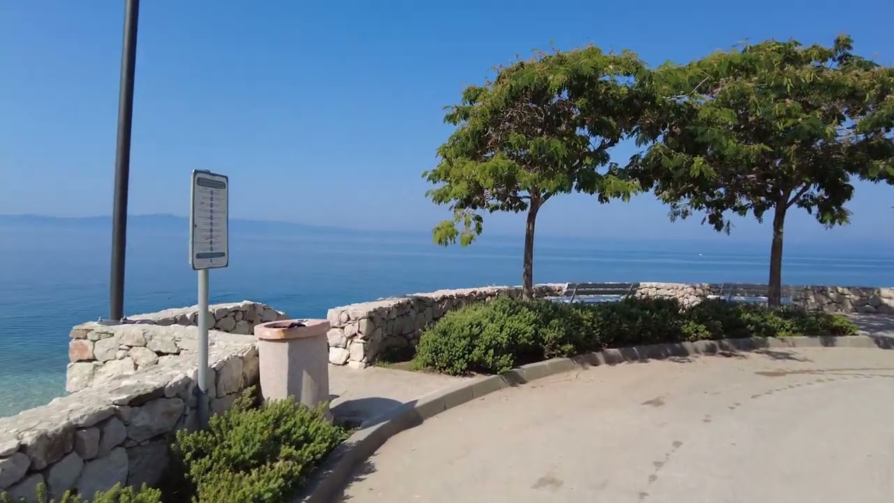 🔆🌴Dovolená 2024 (2) - Podgora - Tučepi - Makarska (Croatia 🇭🇷 | 4K Walking Tour 2024)