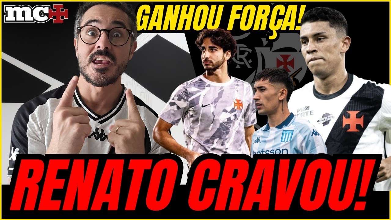 RENATO TOMOU ATITUDE IN&Eacute;DITA! MUDAN&Ccedil;A NO VASCO! NOME ARGENTINO GANHA MUITA FOR&Ccedil;A NO VASCO