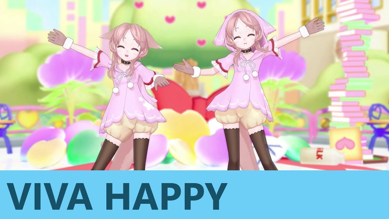 【UTAUカバー / MMD PV】Viva Happy ~ ビバハピ【Miko Ooka】