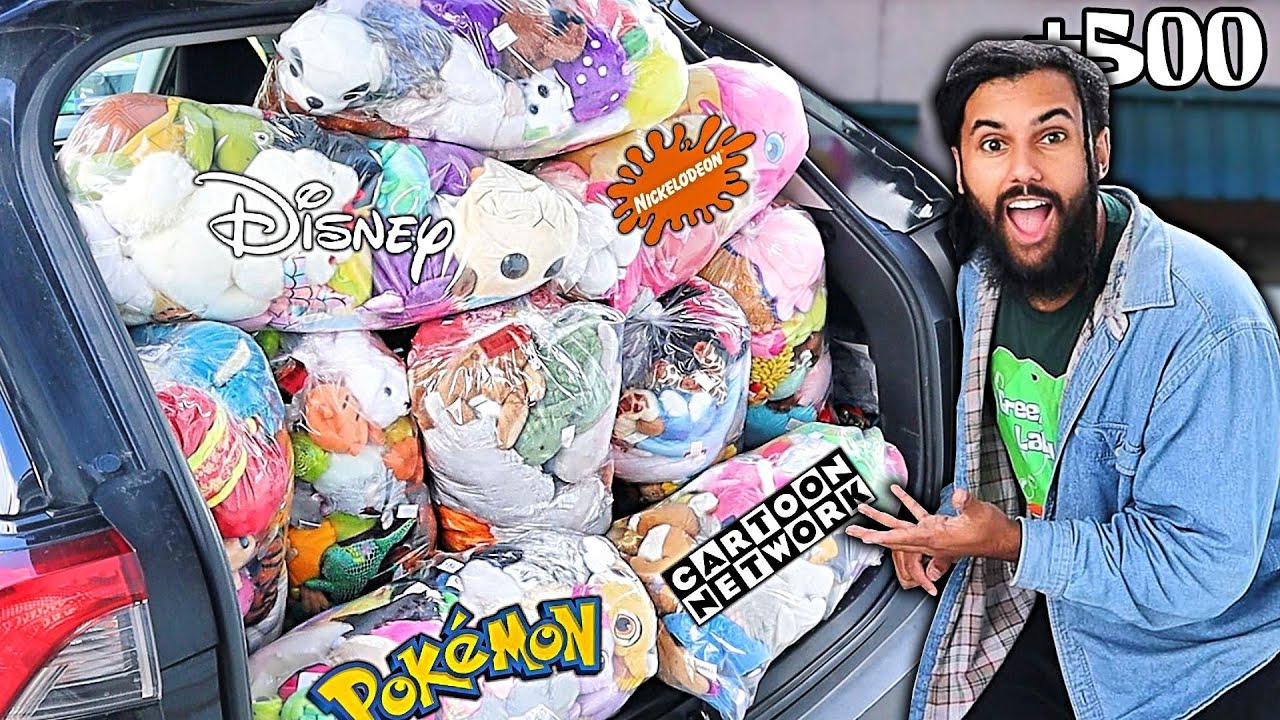 I Bought OVER 500!! MYSTERY PLUSHIES / STUFFED ANIMALS..  Looking For Grails To Make Our Money Back