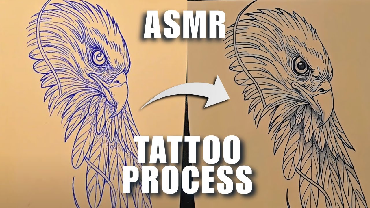 ASMR Blackwork Tattoo Process ✨ Clean Lines & Timelapse | Infinite Tattoos