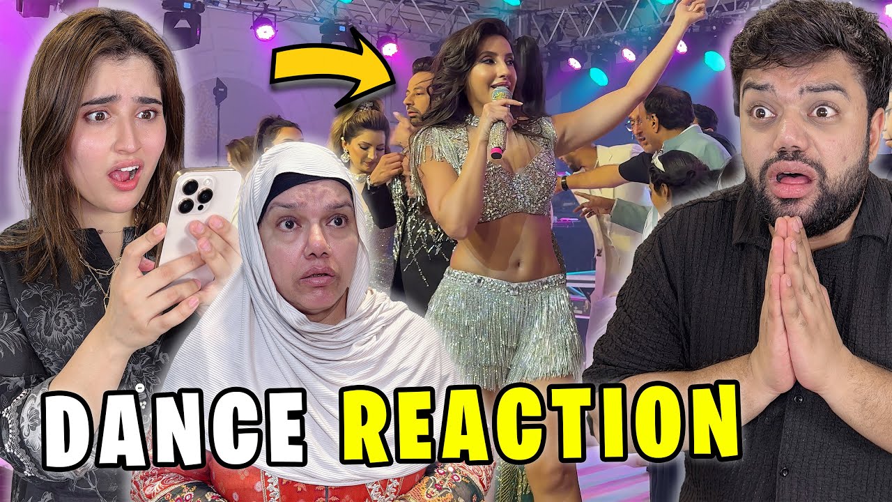 Aroob & Mama Reacting To My Dance With Nora Fatehi 🤣