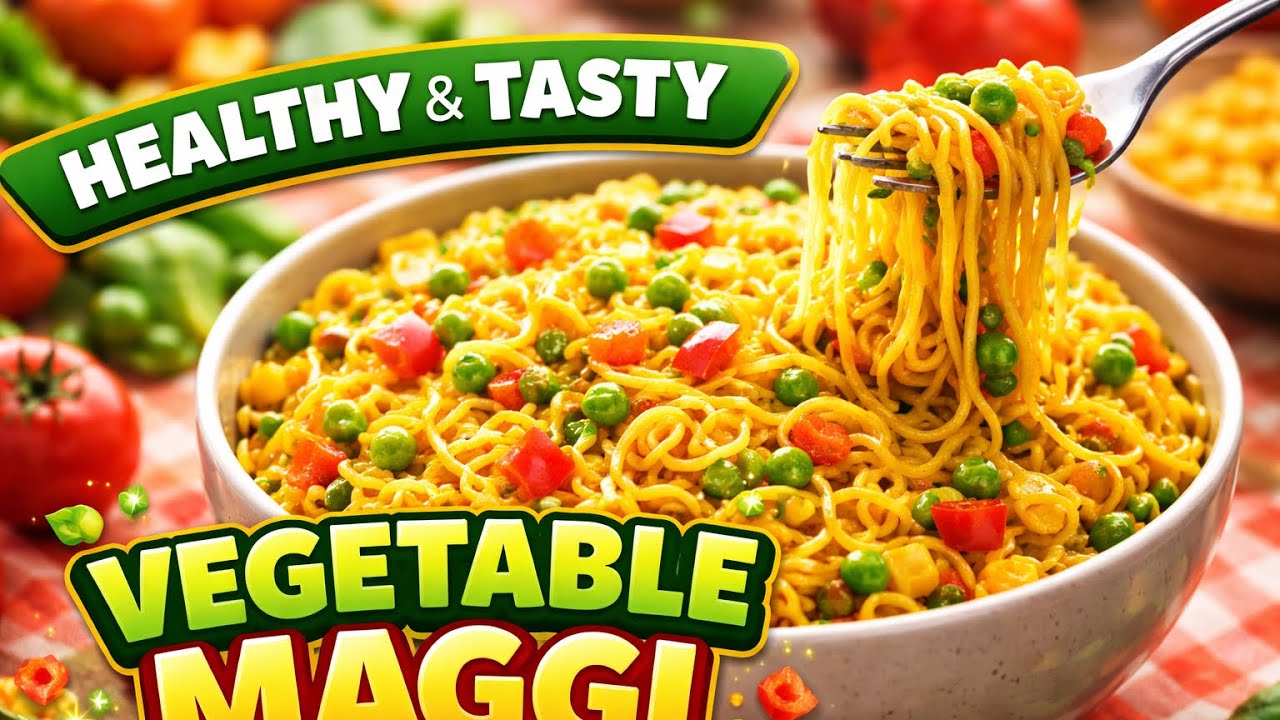 Veggie Loaded Maggi Recipe | Quick & Healthy🤤😋