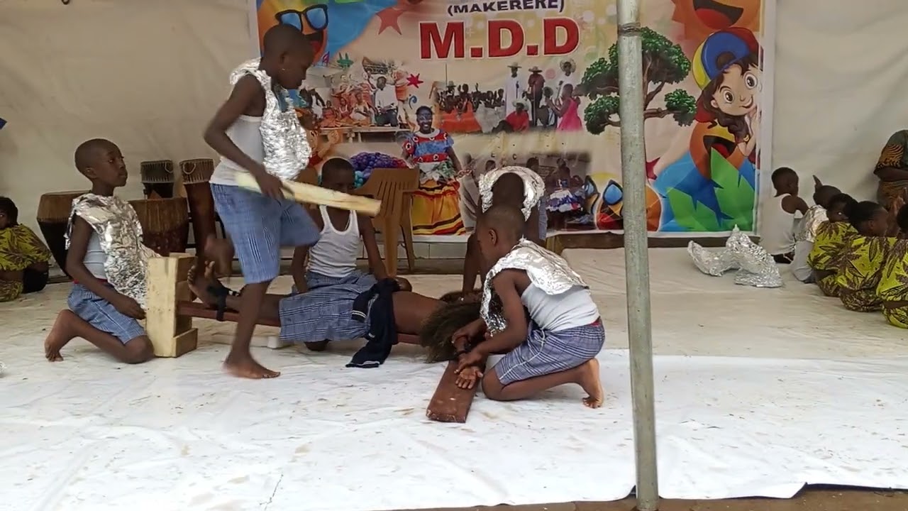 P3 of nsanjji primary schools with TNG Dancers ug 