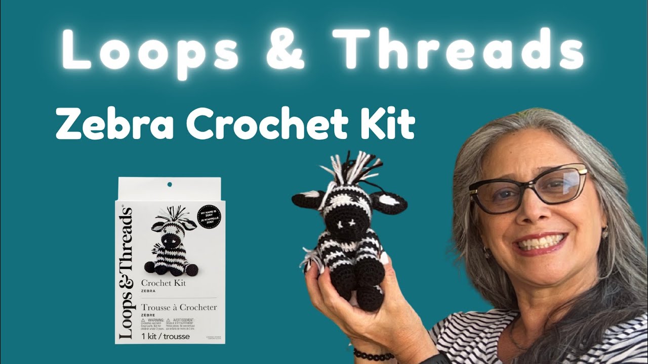 How to Crochet the Loops & Threads Zebra 🦓 | Step-by-Step Kit Tutorial for Beginners