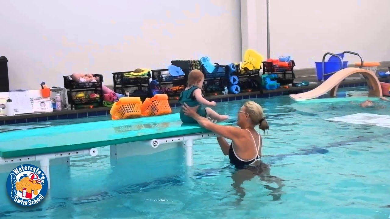 Watersafe Swim School 18 month old loves to jump in & swim *^