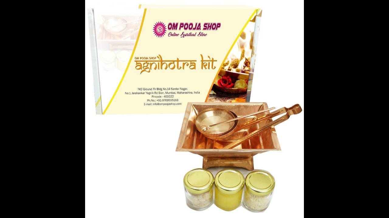 Agnihotra Kit Homa Agani Hotram Kit for Hawan #ompoojashop Om Pooja Shop