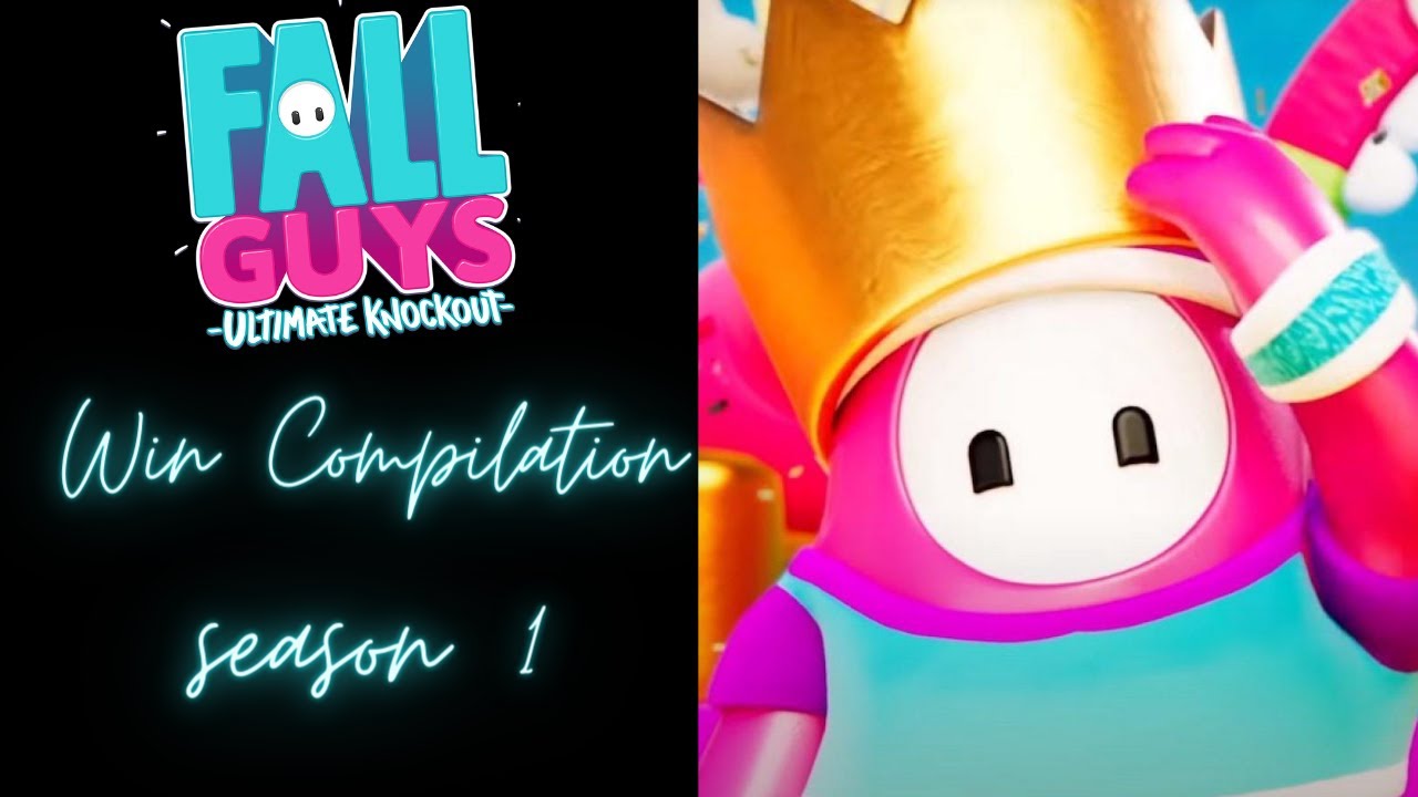 Fall Guys Ultimate Knockout: Win Compilation (Season 1) (20+ Wins)