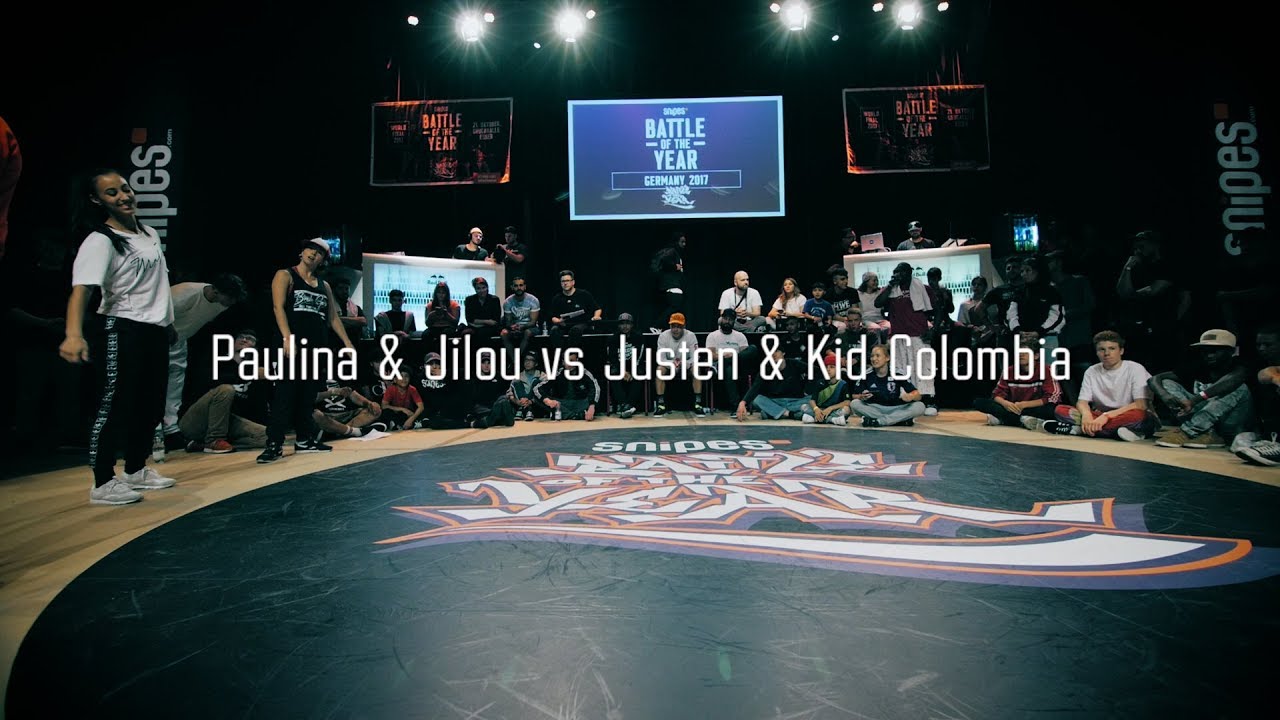 Paulina & Jilou vs Justen & Kid Colombia | 2vs2 Top 8 | BOTY Germany 2017
