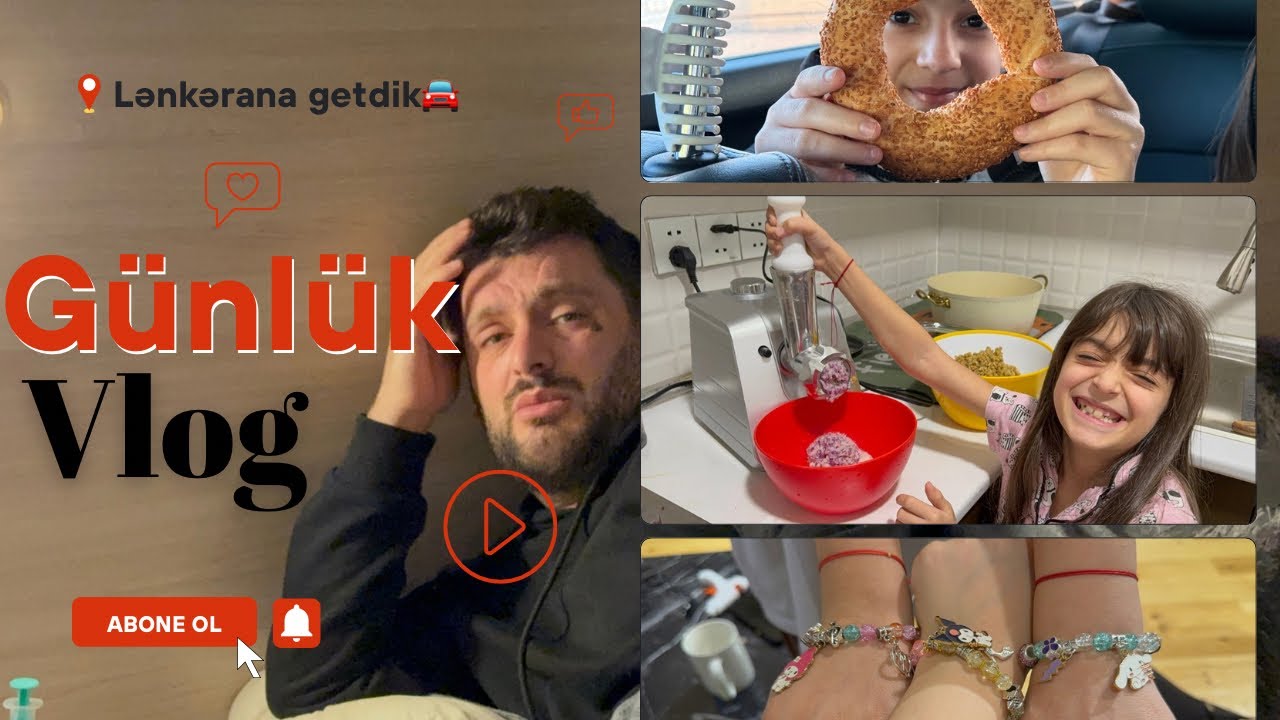 GÜNLÜK VLOG | Ördek aldıq | Qolbaq düzeltdik ❤️