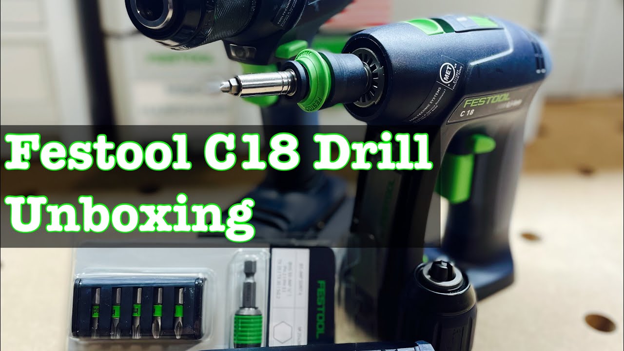 Festool C18 BASIC unboxing
